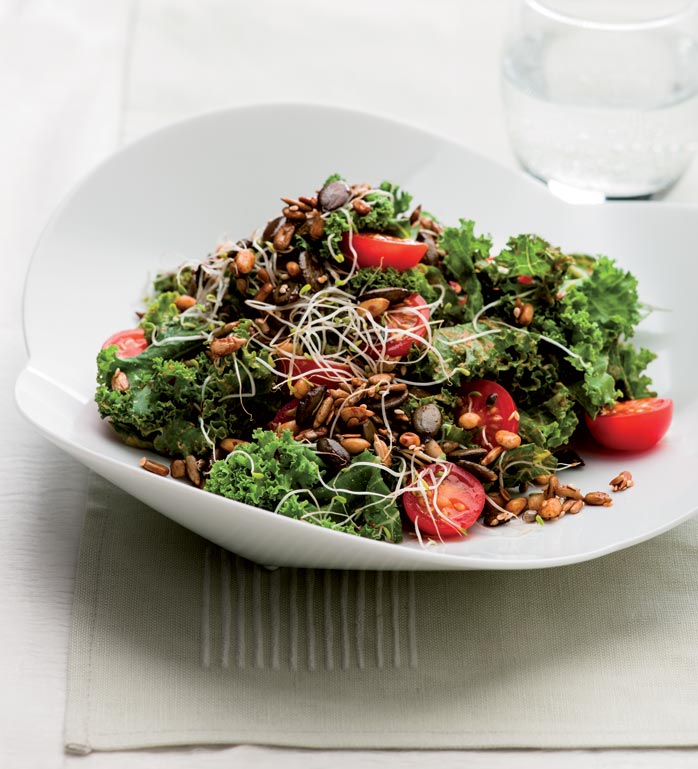 cancer fighting recipes kale salad